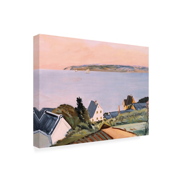 Takeji 'Distant View Of Awajishima' Canvas Art,35x47